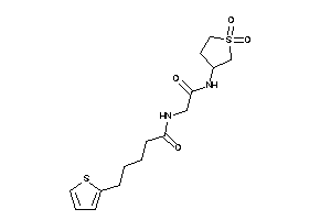 N-[2-[(1,1-diketothiolan-3-yl)amino]-2-keto-ethyl]-5-(2-thienyl)valeramide