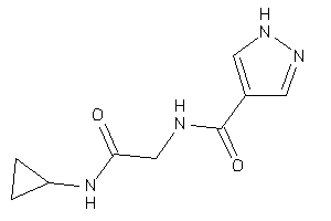 N-[2-(cyclopropylamino)-2-keto-ethyl]-1H-pyrazole-4-carboxamide