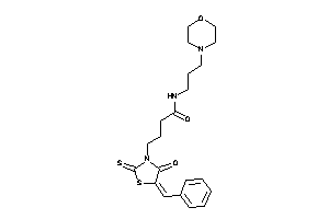 4-(5-benzal-4-keto-2-thioxo-thiazolidin-3-yl)-N-(3-morpholinopropyl)butyramide