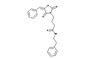 4-(5-benzal-4-keto-2-thioxo-thiazolidin-3-yl)-N-phenethyl-butyramide