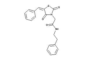 2-(5-benzal-4-keto-2-thioxo-thiazolidin-3-yl)-N-phenethyl-acetamide