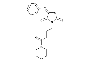 5-benzal-3-(4-keto-4-piperidino-butyl)-2-thioxo-thiazolidin-4-one