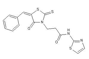 3-(5-benzal-4-keto-2-thioxo-thiazolidin-3-yl)-N-thiazol-2-yl-propionamide