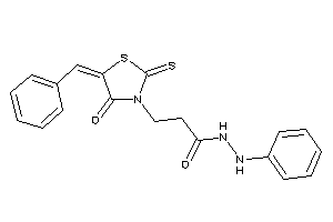 3-(5-benzal-4-keto-2-thioxo-thiazolidin-3-yl)-N'-phenyl-propionohydrazide