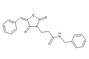 3-(5-benzal-4-keto-2-thioxo-thiazolidin-3-yl)-N-benzyl-propionamide