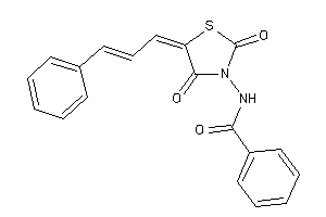 Image of N-(5-cinnamylidene-2,4-diketo-thiazolidin-3-yl)benzamide