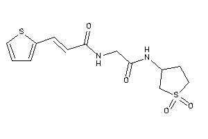 N-[2-[(1,1-diketothiolan-3-yl)amino]-2-keto-ethyl]-3-(2-thienyl)acrylamide