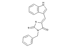 3-benzyl-5-(1H-indol-3-ylmethylene)-2-thioxo-thiazolidin-4-one