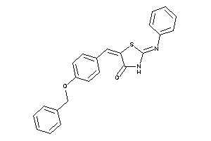 5-(4-benzoxybenzylidene)-2-phenylimino-thiazolidin-4-one