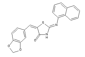 2-(1-naphthylimino)-5-piperonylidene-thiazolidin-4-one