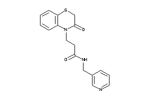 3-(3-keto-1,4-benzothiazin-4-yl)-N-(3-pyridylmethyl)propionamide