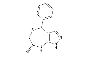 4-phenyl-4,8-dihydro-1H-pyrazolo[3,4-e][1,4]thiazepin-7-one