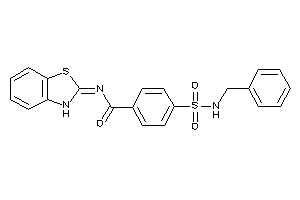 N-(3H-1,3-benzothiazol-2-ylidene)-4-(benzylsulfamoyl)benzamide