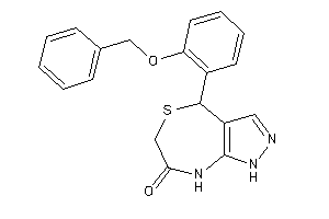 4-(2-benzoxyphenyl)-4,8-dihydro-1H-pyrazolo[3,4-e][1,4]thiazepin-7-one