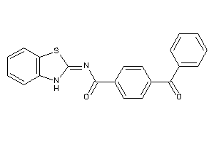 N-(3H-1,3-benzothiazol-2-ylidene)-4-benzoyl-benzamide