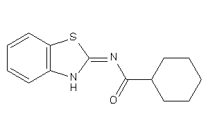 N-(3H-1,3-benzothiazol-2-ylidene)cyclohexanecarboxamide