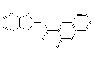 N-(3H-1,3-benzothiazol-2-ylidene)-2-keto-chromene-3-carboxamide