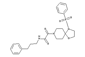 2-(1-besyl-4-oxa-1,8-diazaspiro[4.5]decan-8-yl)-2-keto-N-(3-phenylpropyl)acetamide