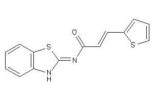 N-(3H-1,3-benzothiazol-2-ylidene)-3-(2-thienyl)acrylamide