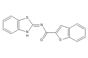 N-(3H-1,3-benzothiazol-2-ylidene)benzothiophene-2-carboxamide