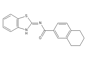 Image of N-(3H-1,3-benzothiazol-2-ylidene)tetralin-6-carboxamide