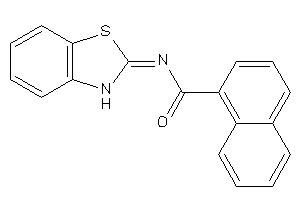 Image of N-(3H-1,3-benzothiazol-2-ylidene)-1-naphthamide