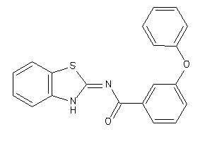 N-(3H-1,3-benzothiazol-2-ylidene)-3-phenoxy-benzamide