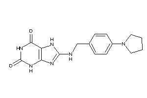 8-[(4-pyrrolidinobenzyl)amino]-7H-xanthine