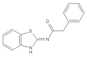 N-(3H-1,3-benzothiazol-2-ylidene)-2-phenyl-acetamide