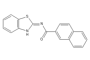 Image of N-(3H-1,3-benzothiazol-2-ylidene)-2-naphthamide