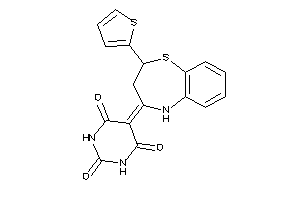 5-[2-(2-thienyl)-3,5-dihydro-2H-1,5-benzothiazepin-4-ylidene]barbituric Acid