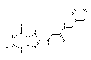 N-benzyl-2-[(2,6-diketo-3,7-dihydropurin-8-yl)amino]acetamide