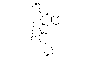 Image of 1-phenethyl-5-(2-phenyl-3,5-dihydro-2H-1,5-benzothiazepin-4-ylidene)barbituric Acid