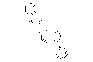 Image of 2-(7-keto-3-phenyl-triazolo[4,5-d]pyrimidin-6-yl)-N-phenyl-acetamide