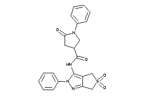 N-(5,5-diketo-2-phenyl-4,6-dihydrothieno[3,4-c]pyrazol-3-yl)-5-keto-1-phenyl-pyrrolidine-3-carboxamide