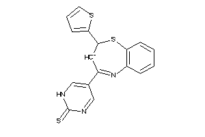 5-[2-(2-thienyl)-2,3-dihydro-1,5-benzothiazepin-3-id-4-yl]-1H-pyrimidine-2-thione