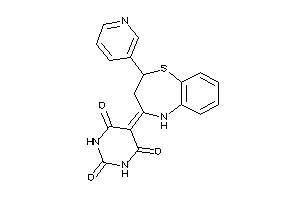 5-[2-(3-pyridyl)-3,5-dihydro-2H-1,5-benzothiazepin-4-ylidene]barbituric Acid
