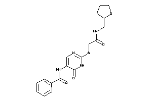 Image of N-[6-keto-2-[[2-keto-2-(tetrahydrofurfurylamino)ethyl]thio]-1H-pyrimidin-5-yl]benzamide