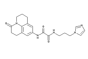 Image of N'-(3-imidazol-1-ylpropyl)-N-(ketoBLAHyl)oxamide
