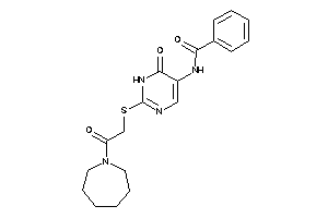 N-[2-[[2-(azepan-1-yl)-2-keto-ethyl]thio]-6-keto-1H-pyrimidin-5-yl]benzamide