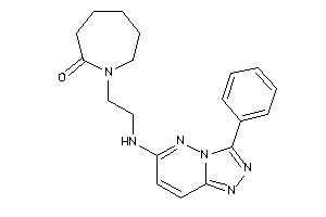 1-[2-[(3-phenyl-[1,2,4]triazolo[3,4-f]pyridazin-6-yl)amino]ethyl]azepan-2-one