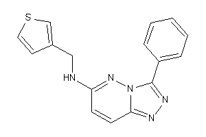 (3-phenyl-[1,2,4]triazolo[3,4-f]pyridazin-6-yl)-(3-thenyl)amine