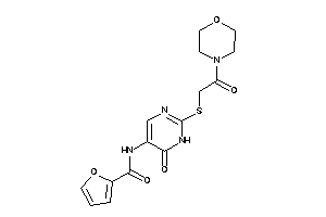 N-[6-keto-2-[(2-keto-2-morpholino-ethyl)thio]-1H-pyrimidin-5-yl]-2-furamide