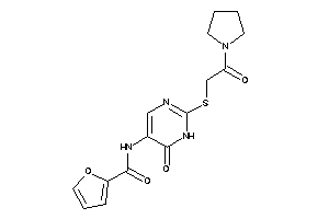 N-[6-keto-2-[(2-keto-2-pyrrolidino-ethyl)thio]-1H-pyrimidin-5-yl]-2-furamide