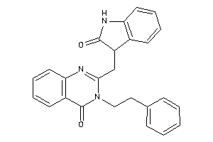 2-[(2-ketoindolin-3-yl)methyl]-3-phenethyl-quinazolin-4-one