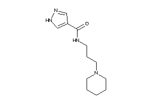N-(3-piperidinopropyl)-1H-pyrazole-4-carboxamide
