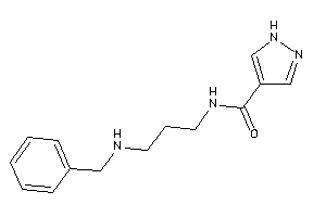 N-[3-(benzylamino)propyl]-1H-pyrazole-4-carboxamide