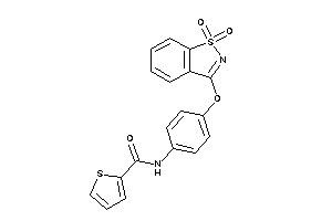 N-[4-[(1,1-diketo-1,2-benzothiazol-3-yl)oxy]phenyl]thiophene-2-carboxamide