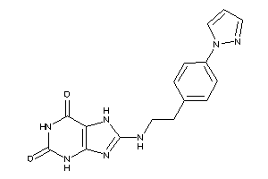 8-[2-(4-pyrazol-1-ylphenyl)ethylamino]-7H-xanthine