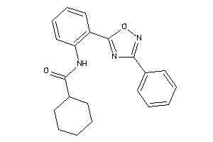 N-[2-(3-phenyl-1,2,4-oxadiazol-5-yl)phenyl]cyclohexanecarboxamide